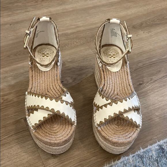 NWT Vince Camuto Women's Treyenn Espadrille Wedge Sandals Sz 9 - Picture 1 of 5